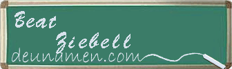 Beat Ziebell Visitenkarte